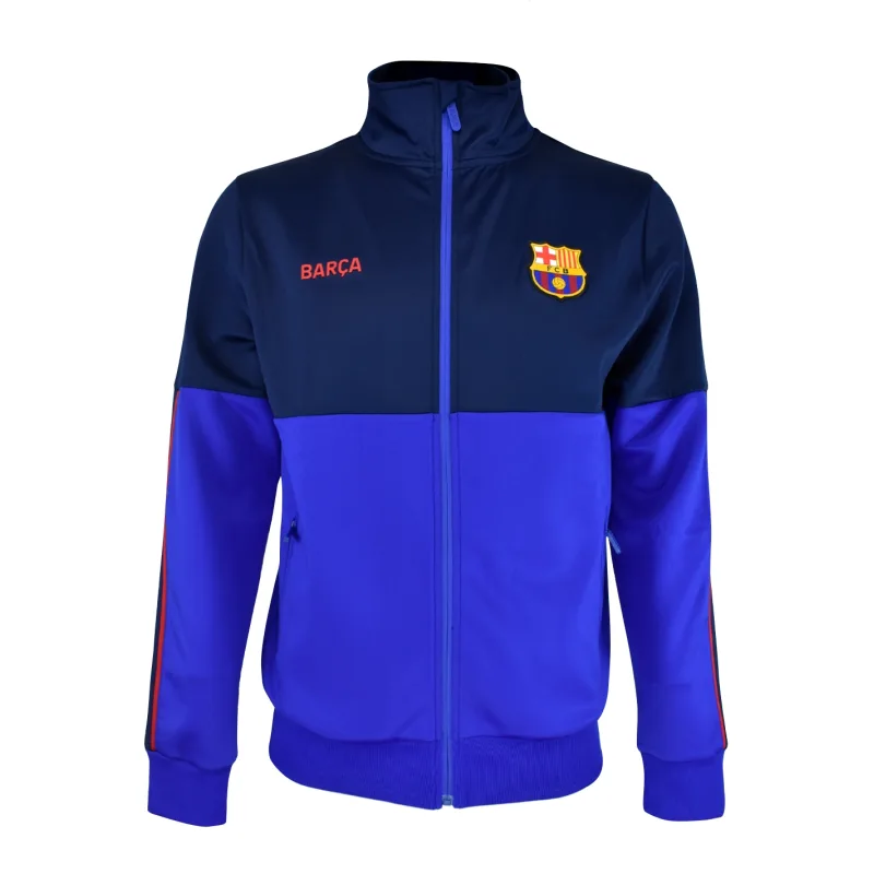 FC Barcelona mikina / bunda modrá pánska - SKLADOM