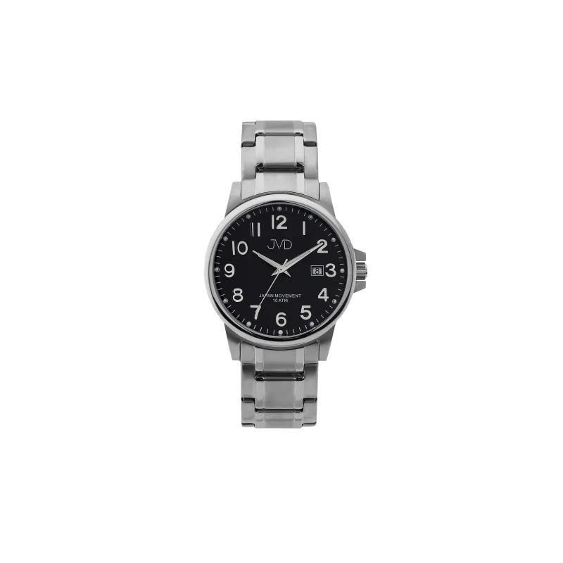 Přehledné čitelné pánské vodotěsné náramkové hodinky JVD J1119.2