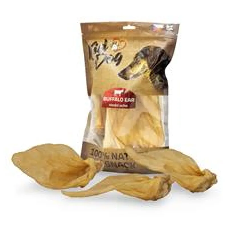 KIDDOG 100% Natural Snack, hovězí ucho přírodní 5 ks / 250 g