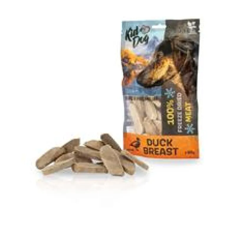 KIDDOG SUPER PREMIUM 100% kachní prsa sušená mrazem 50g