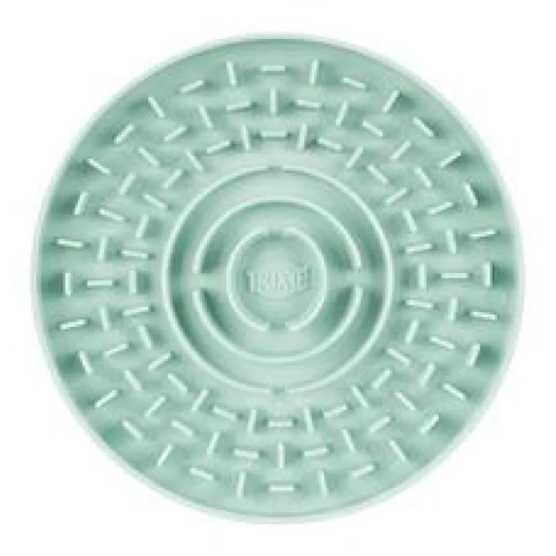 JUNIOR lízací talířek na pamlsky/paštiky mátová 21 cm, mátová