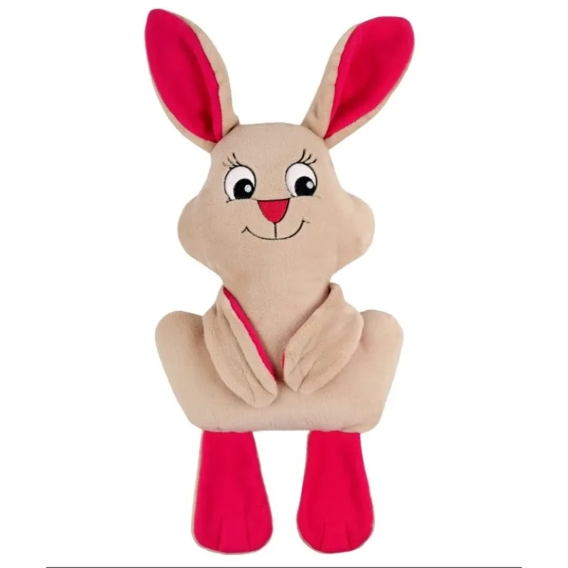 Tvarovaný vankúšik zajac béžový