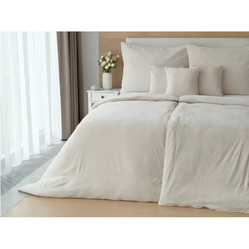 Matějovský Obliečky Bavlnený mikroplyš PREMIUM NATUR 140x220/70x90 cm