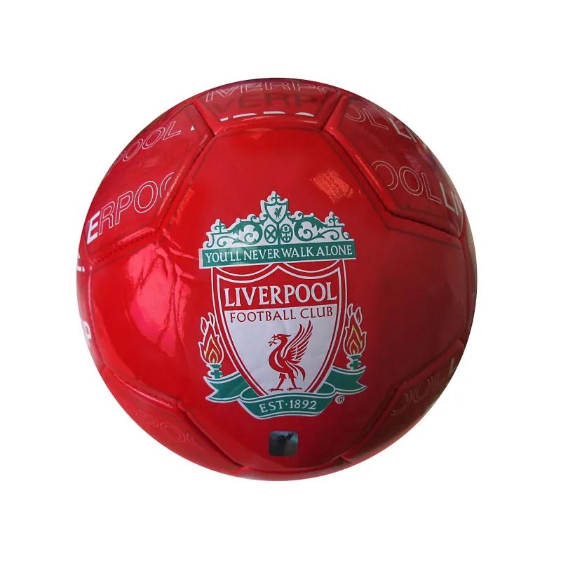 Liverpool FC futbalová lopta červená - SKLADOM