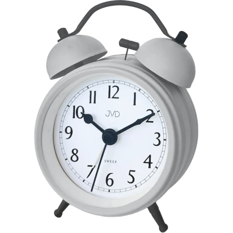 JVD Ručkový analogový netikající budík JVD SRP2218.3 s mechanickým zvoněním