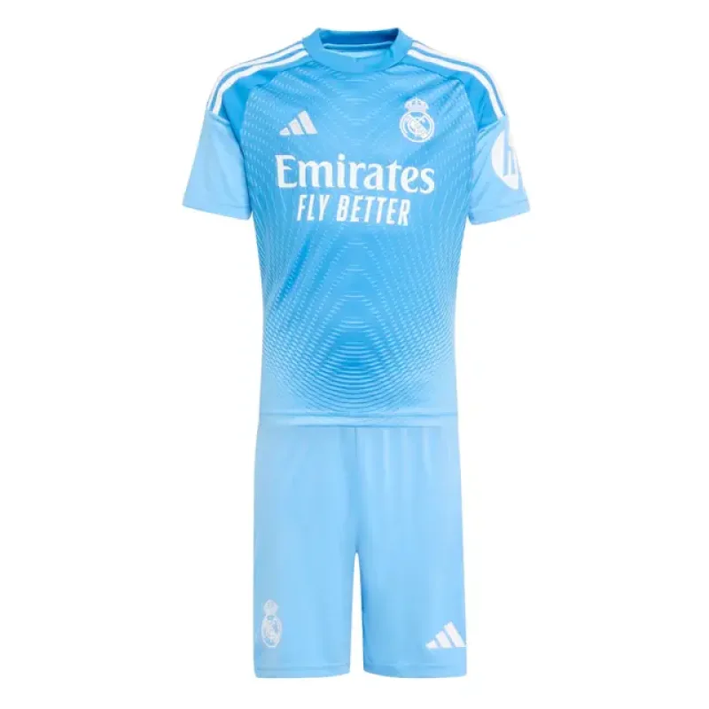 Adidas Real Madrid set detský (2025-2026) brankársky domáci + vlastné meno a číslo