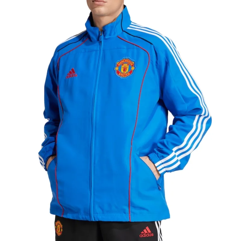 Adidas Manchester United bunda modrá pánska