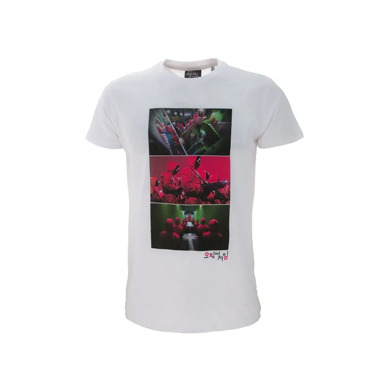 Squid Game tričko biele pánske