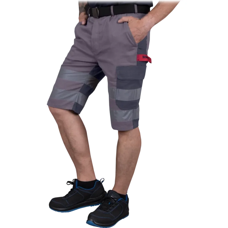 Reis BOMULLX pánske kraťasy Grey S-3XL