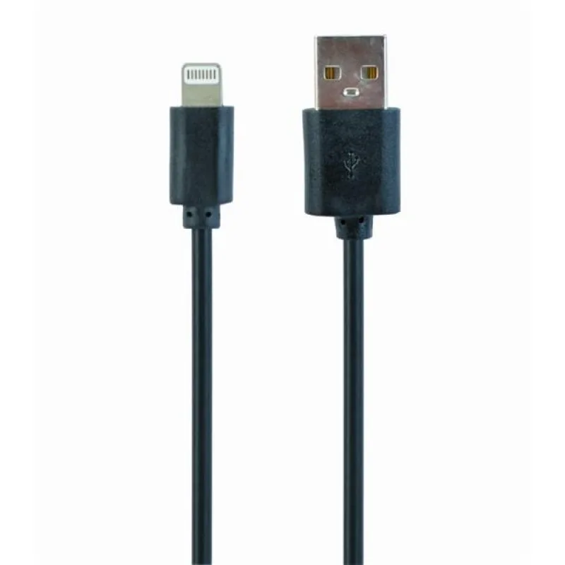 Gembird kábel nabíjací Lightning 8-pin (M) na USB 2.0 (M), 3 m, čierny CC…