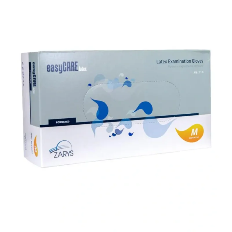 Zarys easyCare RZ LATEX rukavice púdrované krémové 100 KS