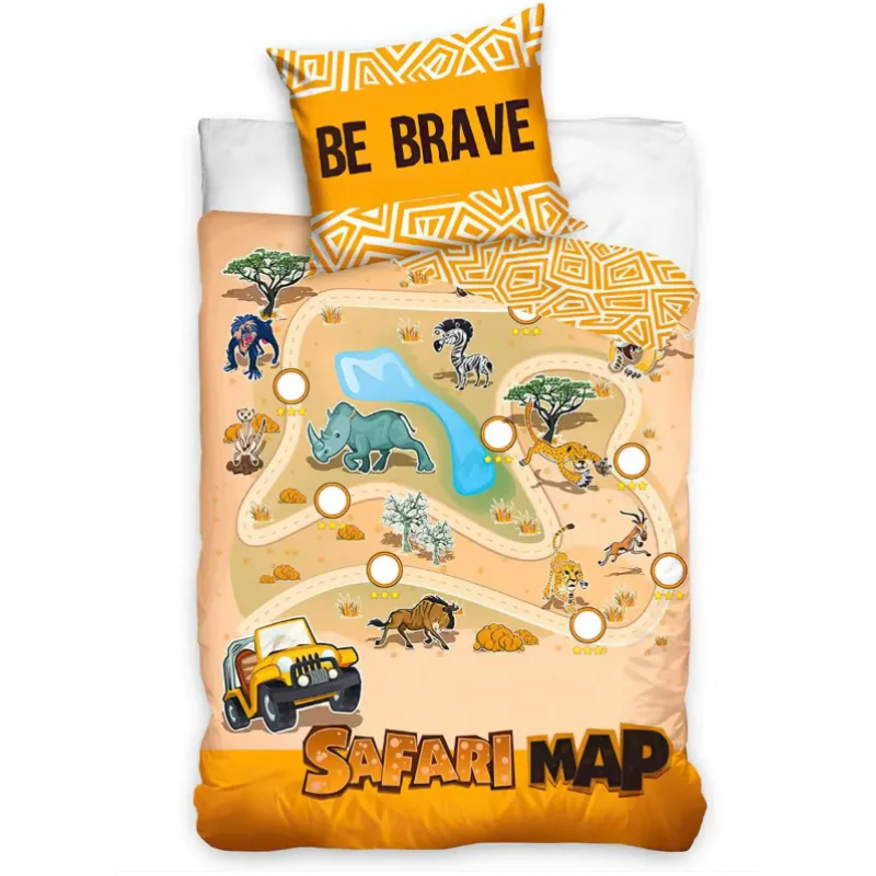 Posteľné obliečky Safari 140x200/70x90 cm