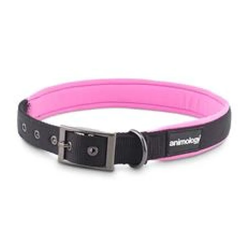 Animology Nylonový obojek pro psy růžový XL