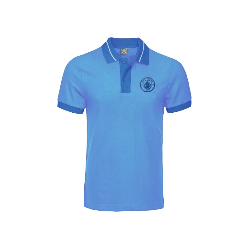 Manchester City polokošeľa bledomodrá pánska