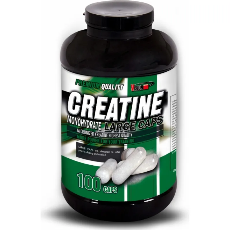 Creatine Monohydrate 100 kapsúl - Vision Nutrition