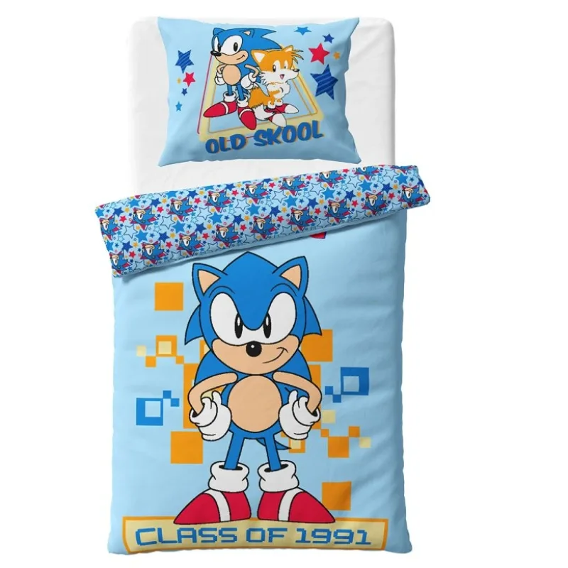 Detské obliečky Ježko Sonic Class Of 1991 140x200/70x90 cm
