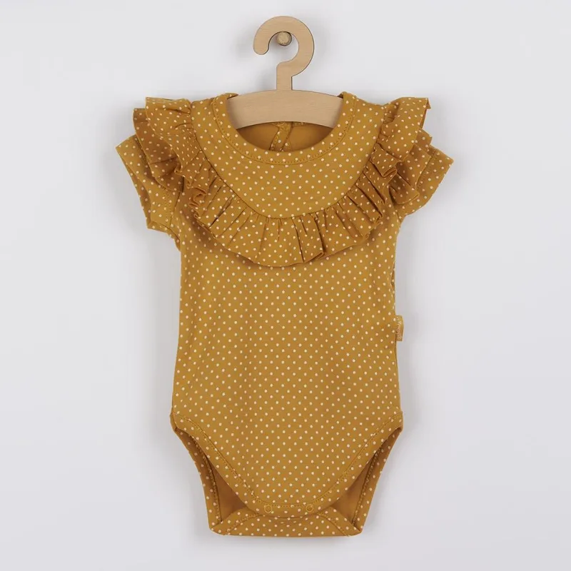 Dojčenské bavlnené body s krátkym rukávom Nicol Michelle