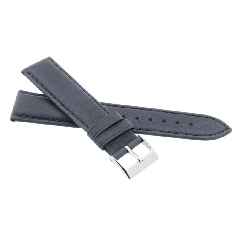 JVD Kožený pánský šedý řemínek na hodinky R42209/22