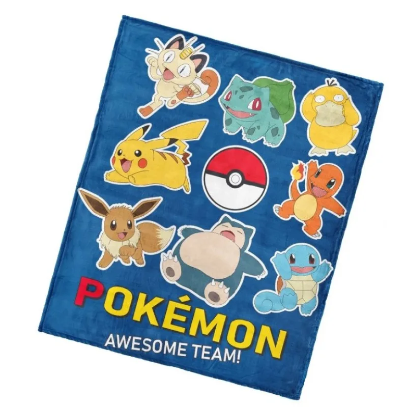 Detská deka Pokémon Pripraveni k boji 130x160 cm