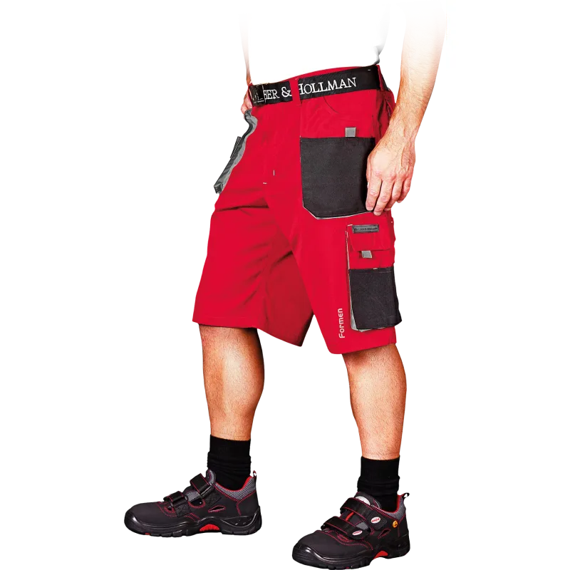 Leber&Hollman FMN CBS kraťasy Red/Black S-3XL