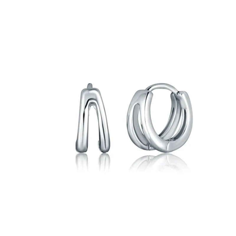 JVD Dámské stříbrné kruhové náušnice SVLE2741X860000