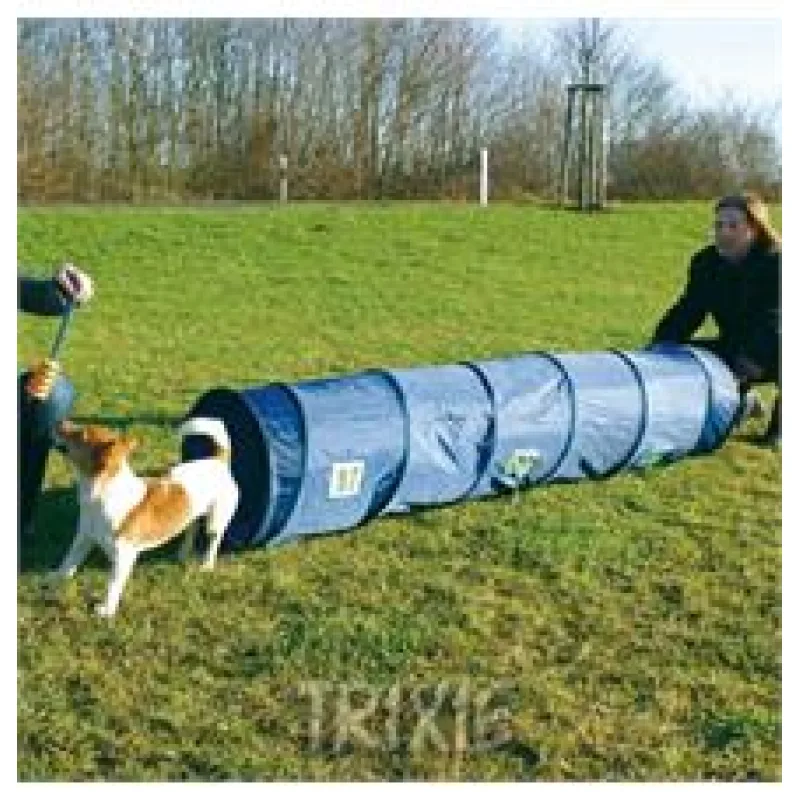 Agility tunel - malý pes, štěně - modrý 40cm/2m