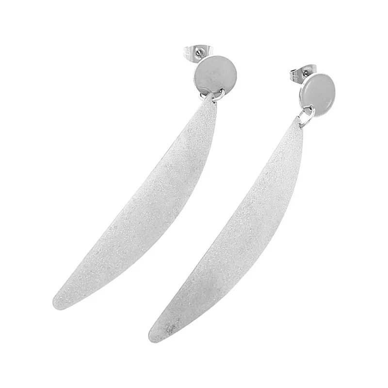 MPM Dámské ocelové nerezové náušnice 5961 - stříbrné barvy SER.5961