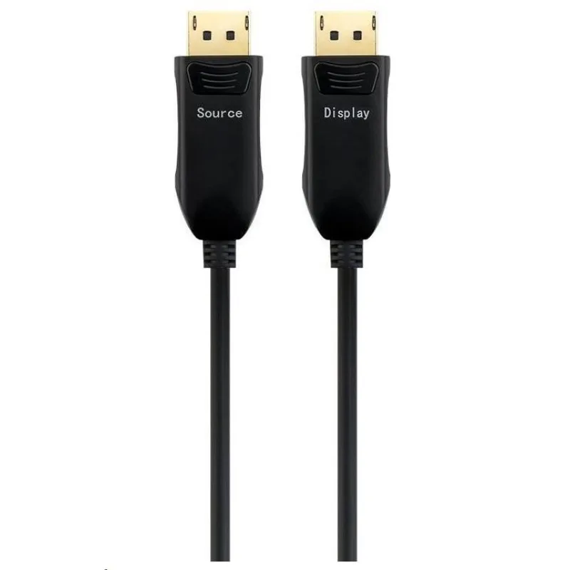 PREMIUMCORD Optický DisplayPort 1.4 pripojovací kábel M/ M, pozlátený…