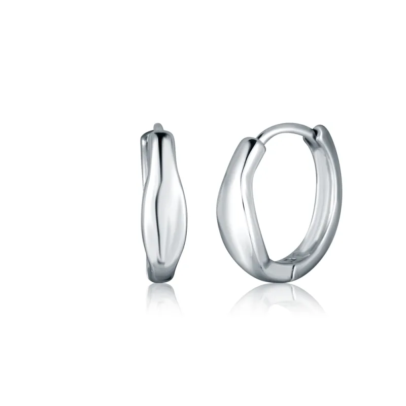 JVD Dámské stříbrné kruhové náušnice SVLE2765X860000