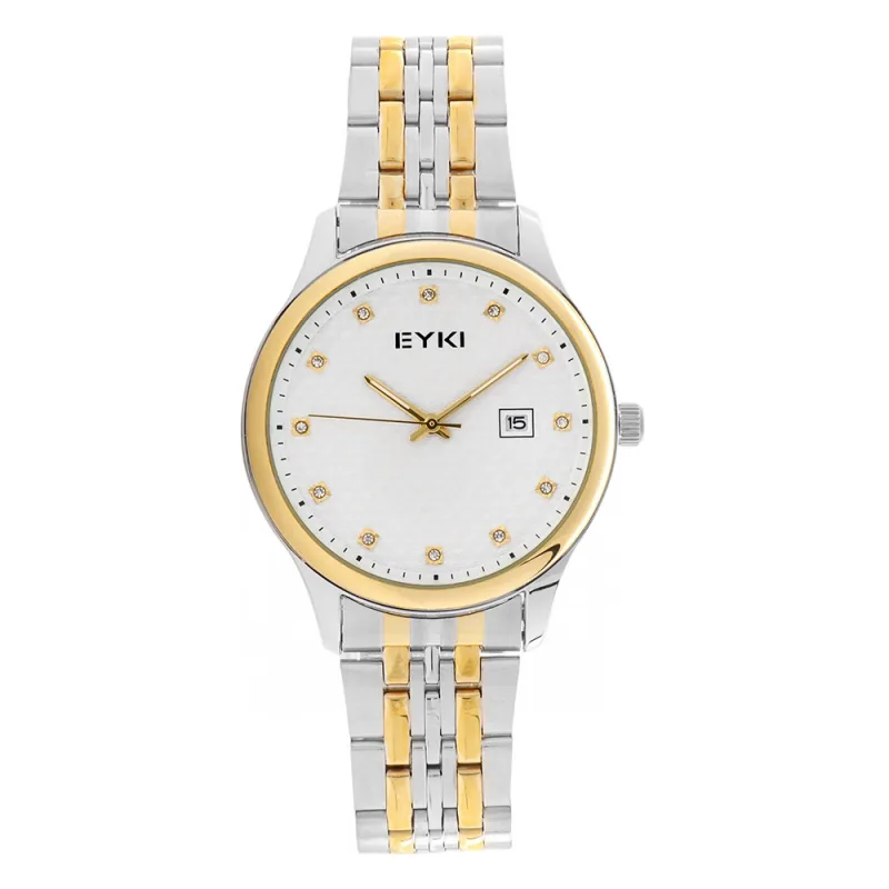 MPM Módní pánské hodinky s datumovkou na nerezovém tahu EYKI Magnum - B W01E.10918.B