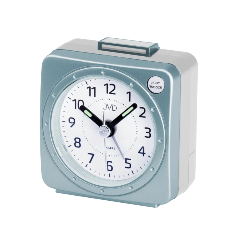 JVD Nejlevnější analogový budík JVD quartz SR220.7 s osvětlením