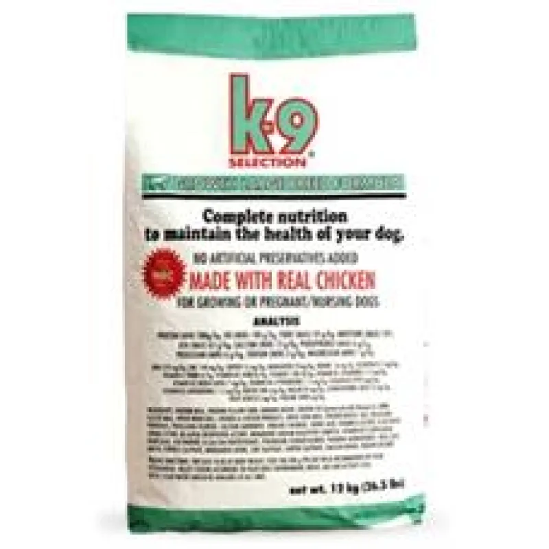 K-9 SELECTION Growth Large Breed Formula 2x12 kg