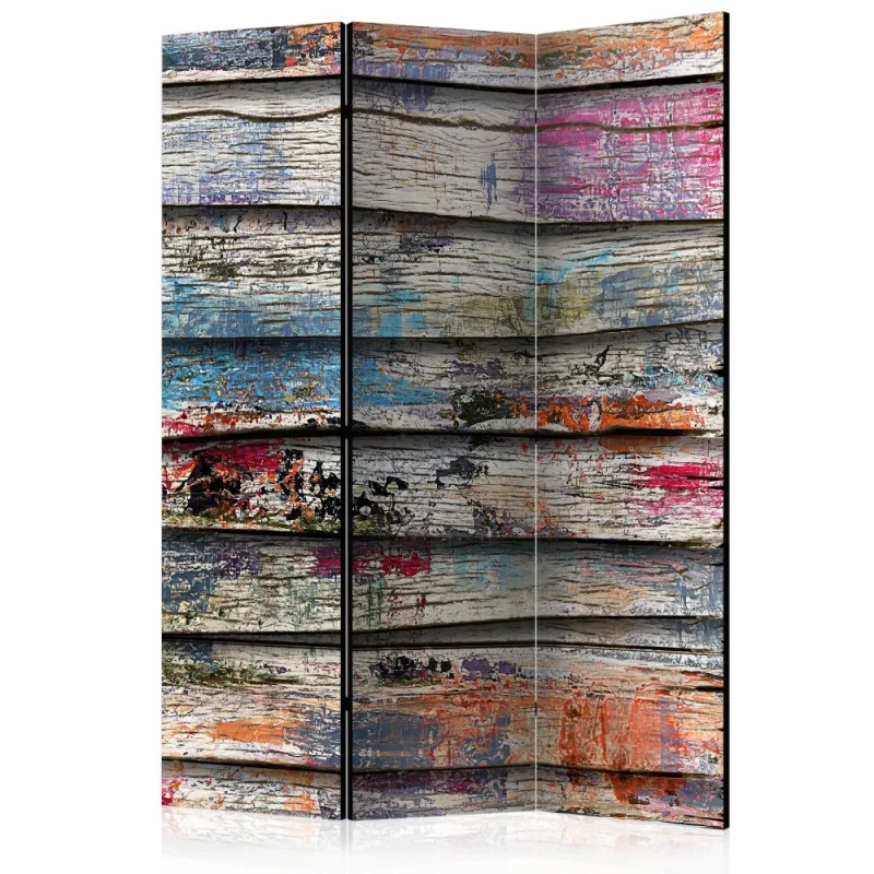Artgeist Paraván - Colourful Wood [Room Dividers]