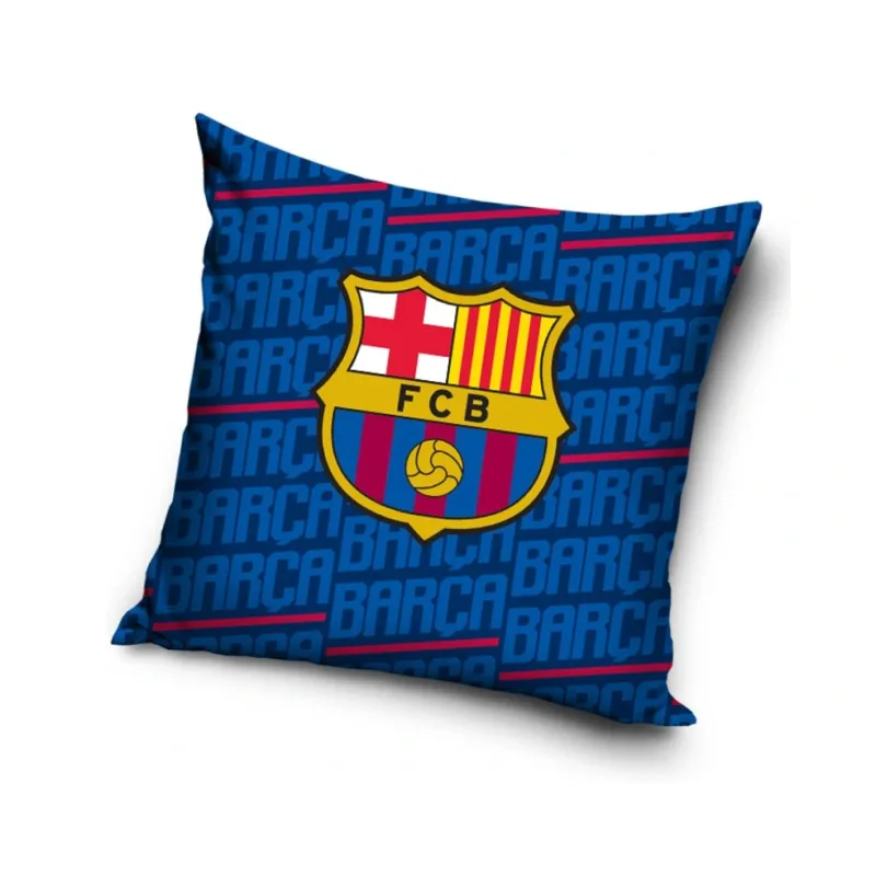 Futbalový vankúšik FC Barcelona Letters 40x40 cm
