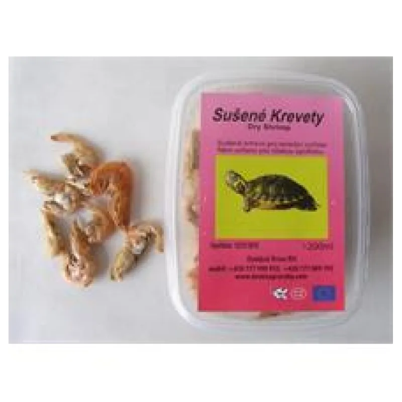KREVETY, sušené v krabičce 200 ml