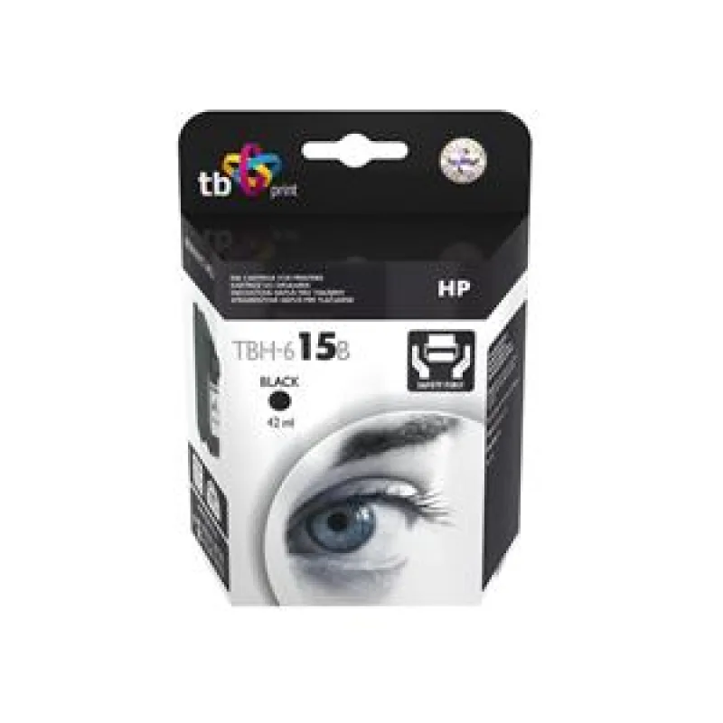 Ink. kazeta TB kompat. s HP C6615DE (No.15) Black TBH-615B