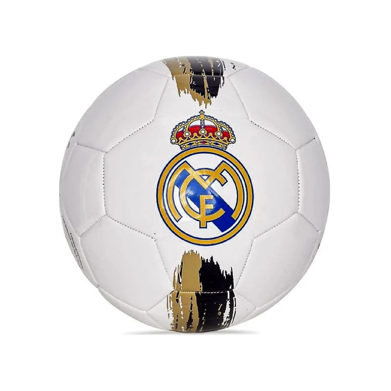 Real Madrid futbalová lopta biela