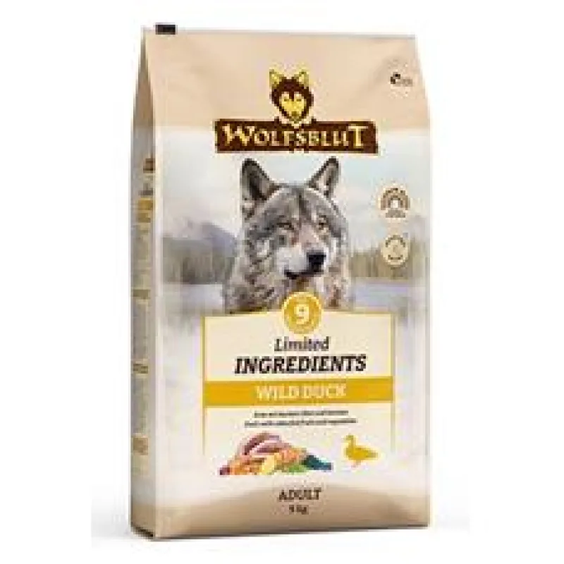 Wolfsblut Dog Adult Limited Ingred. Wild Duck 9 kg