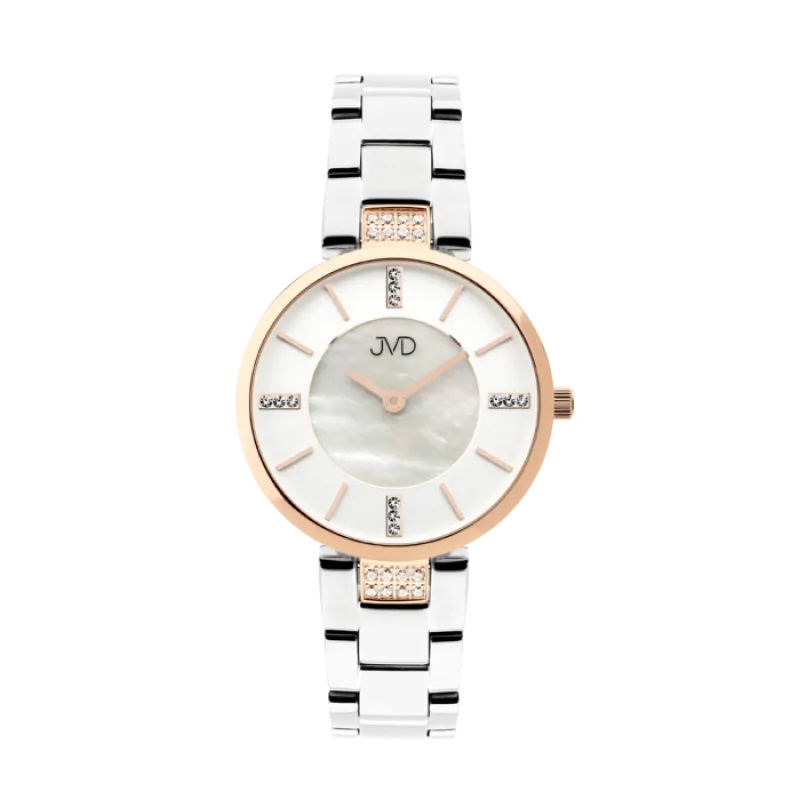 Dámské luxusní nerezové hodinky JVD JG1018.2