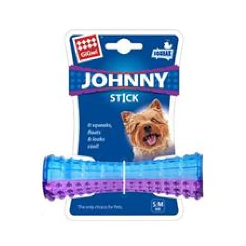 Hračka pes GiGwi Johnny Stick Small aport modro/purpur 1 ks