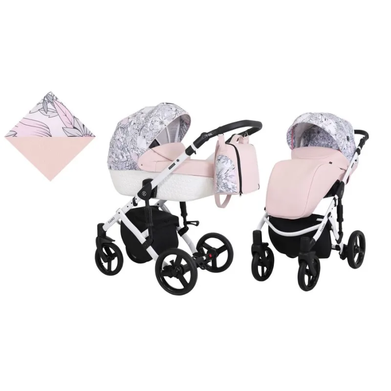 Kočík Kunert Tiaro white frame 2v1 - 07