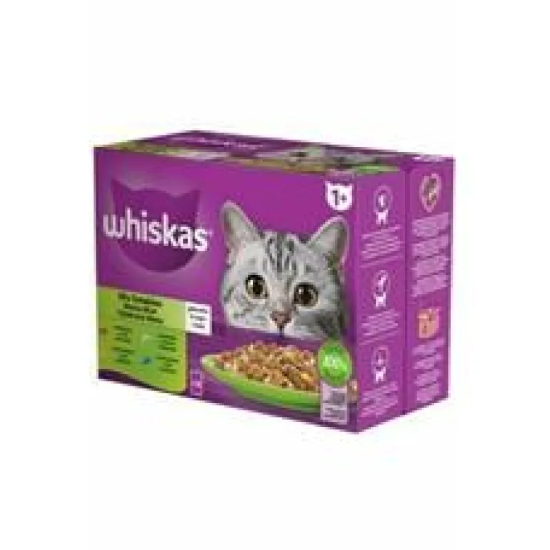 Whiskas kaps. Core mix výběr v želé 12x85g