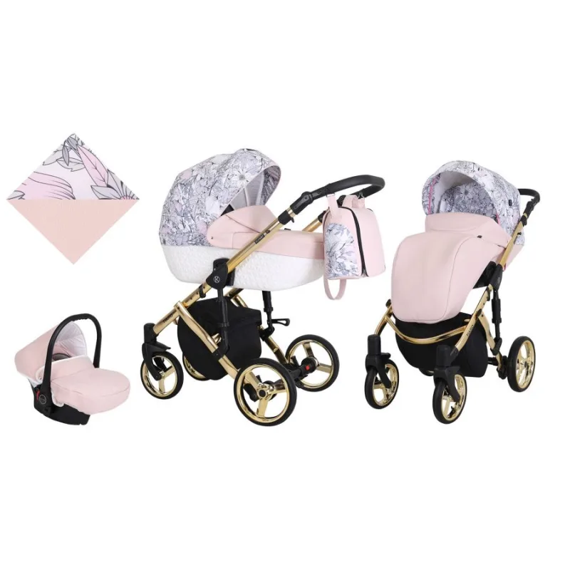 Kočík Kunert Tiaro Premium gold frame 3v1 - 07