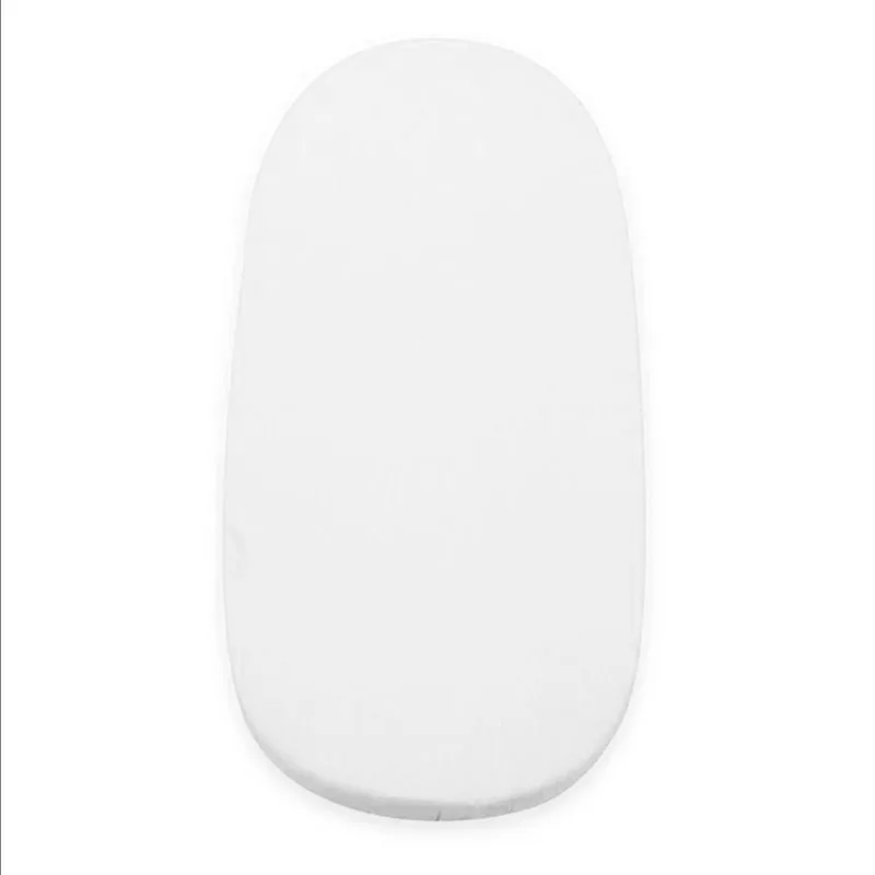 Froté nepremokavé prestieradlo s gumičkou do kočíka New Baby 35x75 biela