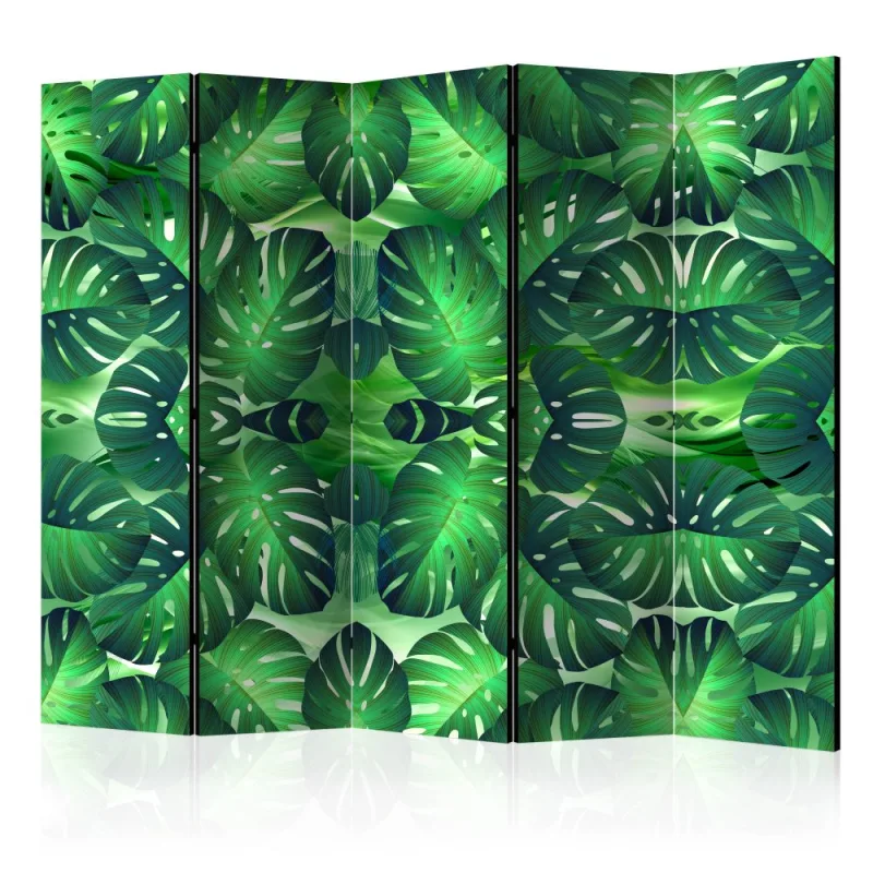 Artgeist Paraván - Tropical Leaves II [Room Dividers]