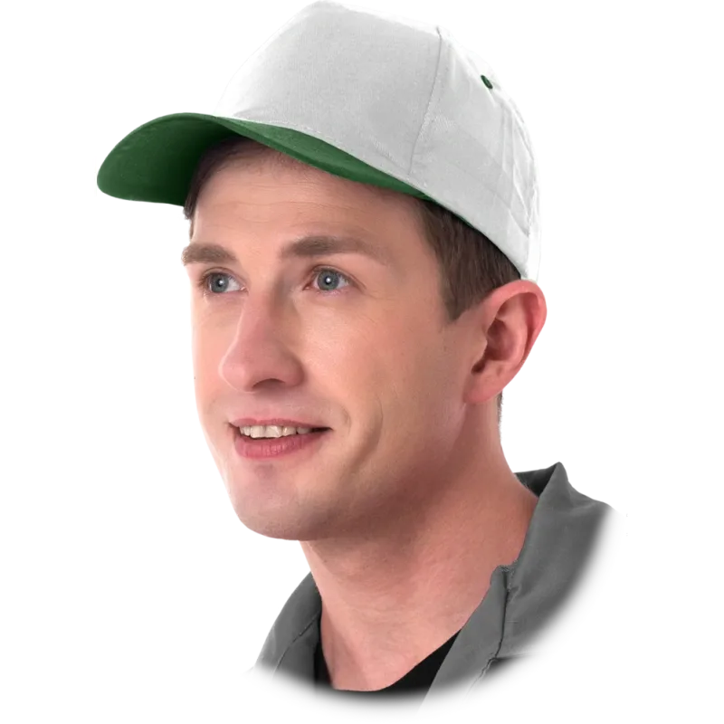 Reis CZ WZ Šiltovka White/Green 50 Pack