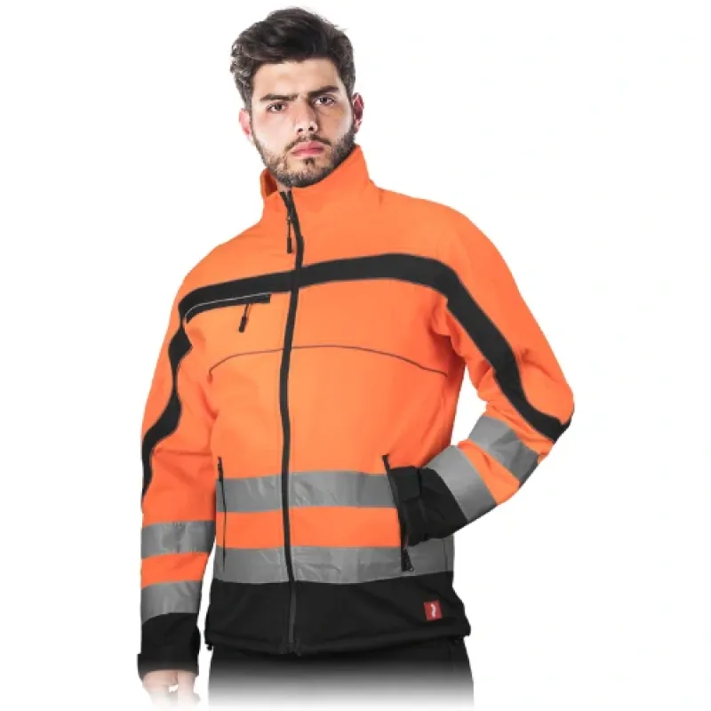 Leber&Hollman NEMO PB reflexná softshellová bunda oranžová