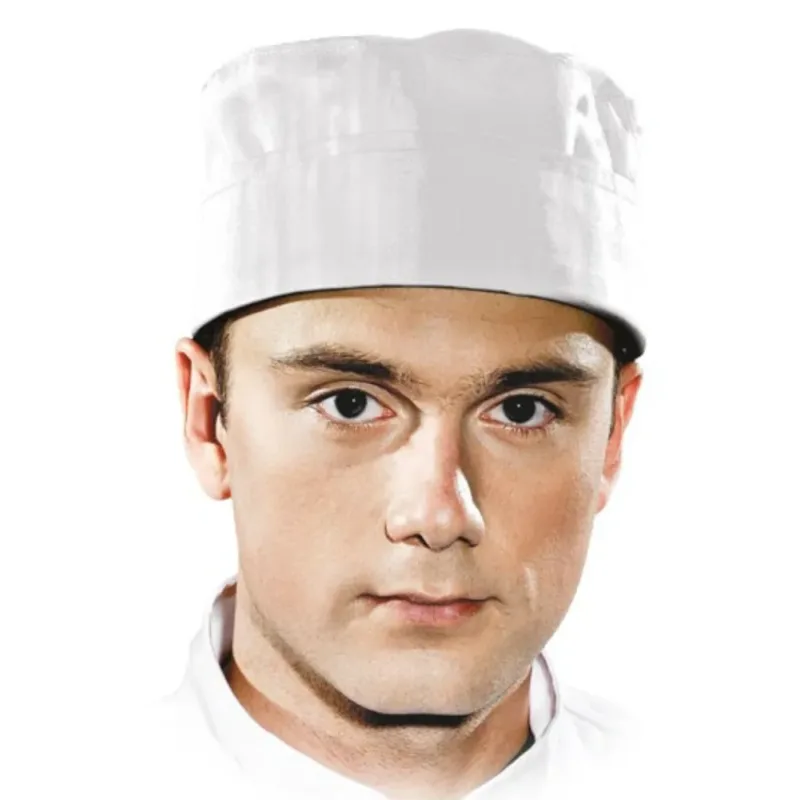 Reis SKULLER W kuchárska čiapka biela