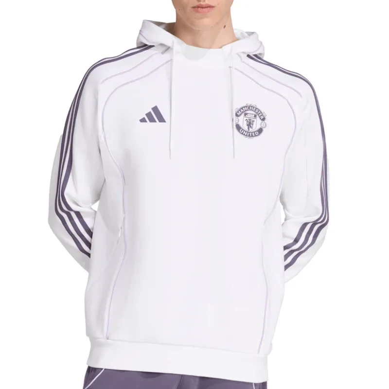 Adidas Manchester United mikina biela pánska