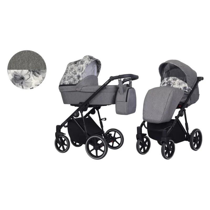 Kočík Kunert Molto black frame 2v1 - 07